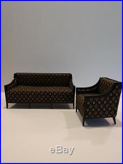16 Scale Furniture for Fashion Dolls 2pc. Contemporary Sofa Set 013