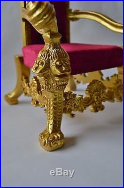 16 Scale Furniture for Fashion Dolls & Action Figures 23065 Hand Carved Throne