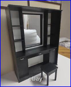 1/6 Doll Furniture Wardrobe Dressing Table for Fashion Royalty 12 Toys