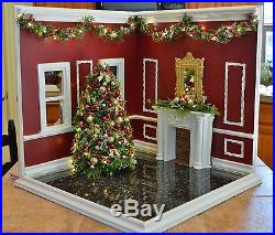 1/6 Scale Hand Crafted Diorama Christmas Corner Room 031