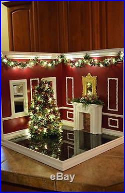 1/6 Scale Hand Crafted Diorama Christmas Corner Room 031
