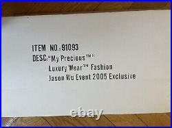 2005 Integrity Toys Fashion Royalty My Precious Luxury Wear #91093 Jason Wu NRFB