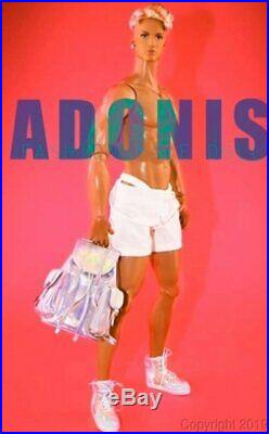 Adonis Gym Boy Mizi & Friend Mascular Male Fashion Doll Blonde Hair Latin NEW