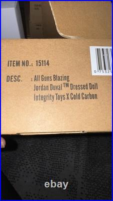 All Guns Blazing Jordan Duval Dressed Doll Integrity Toys X Cold Carbon NRFB All Guns Blazing Jordan Duval Dressed Doll Integrity Toys X Cold Carbon NRFB