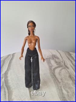 Fashion Royalty Doll Collection Fashions! Black Sequined Full Leg Trousers! A