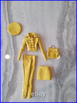 Fashion Royalty Doll Fashions! Ooak Italian Butter Cup Yellow Ensemble! 5