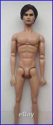 Fashion Royalty Homme One Of A Kind Damon Salvatore, repaint, reroot, nude