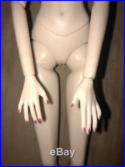 Fashion Royalty Iconic Elise Elyse Jolie DARK SWAN Nude FR2 doll super Rare