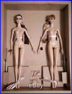Fashion Royalty Poetic Beauty Twins Lilith & Eden NUDE DOLLS Nuface set