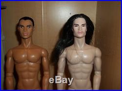 Fashion Royalty lot (4 dolls OOAK and Hommes)