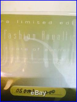 Fashion royalty, Osidian society Vanessa Perrin doll, very low no. 003/1200