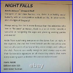 Integrity FASHION ROYALTY Night Falls Keeki Adaeze Doll Meteor The Launch NRFB