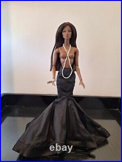 Integrity Fashion Royalty Dolls Collection! The Sexy Black Mermaid Gown!