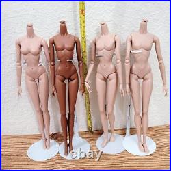 Integrity Toy Fashion Doll Body Lot of 4 Bodies 2016 Light Dark Skin Tones