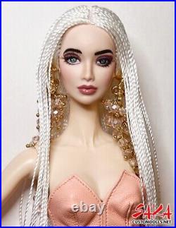 Integrity Toy Repaint Reroot Kyori Sato Doll Head Fashion Royalty Ooak Barbie