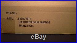 Integrity Toys Fashion Royalty Carol Roth Doll The Entrepreneur Equation NRFB