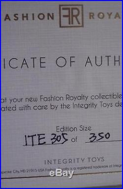 Intrigue Elise Centerpiece NRFB Fashion Royalty 2014 Gloss Convention Integrity