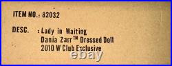 Lady In Waiting Dania Zarr Integrity Toys Fashion Royalty Doll NRFB