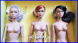 Nude Fashion Royalty Poppy Parker Mood Changers Set 12 Doll New! (READ)