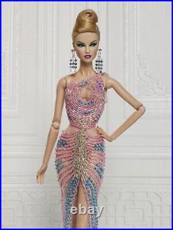 Pink Blue Evening Gown Dress Fashion Royalty Fr2 Nuface Silkstone Barbie Doll