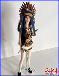 Poppy Parker Integrity Toys Ooak Repainted Rerooted Fashion Royalty Barbie Doll