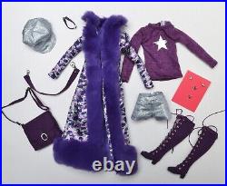 Poppy Parker ULTRA VIOLET 12 COMPLETE OUTFIT Fashion Royalty NEW W CLUB