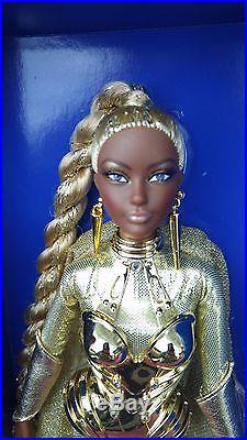SIGNED Golden Galaxy 2017 National Barbie Doll Convention Doll AA-Platinum Label