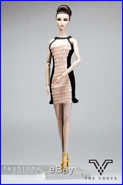The Vogue BLACK PINK SEQUINS STYLISH FASHION DRESS for Fashion Royalty Barbie